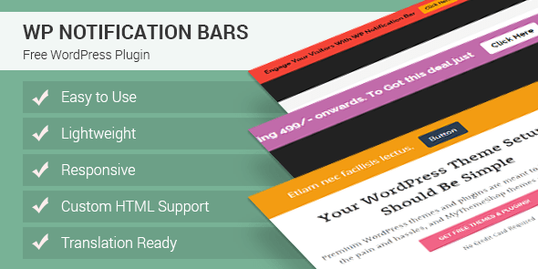 hello bar alternatives - 14 WP Notification Bar